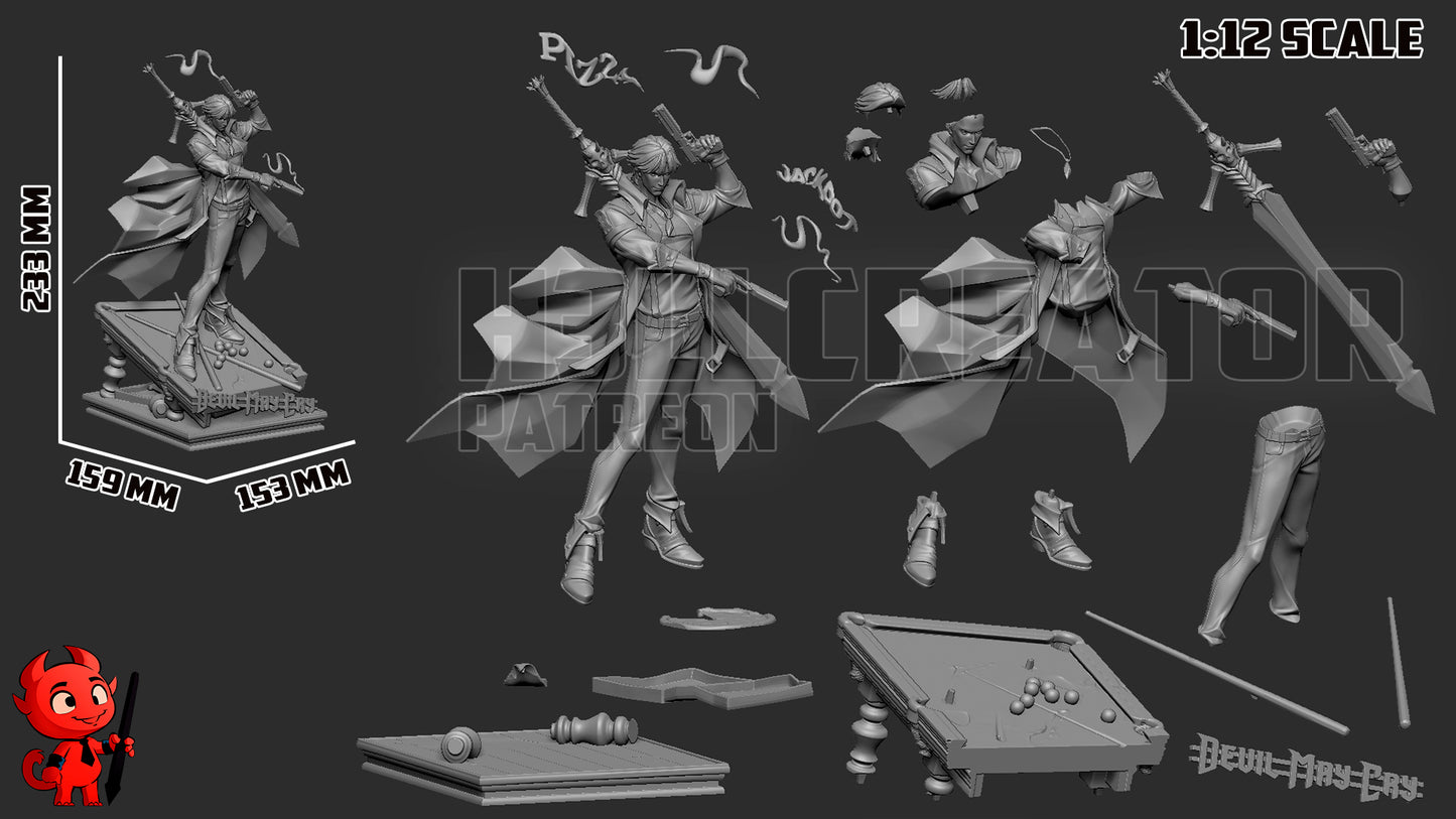 1:12 Child of Hell | Resin Garage Kit Figure Game Fan Art | h3LL creator