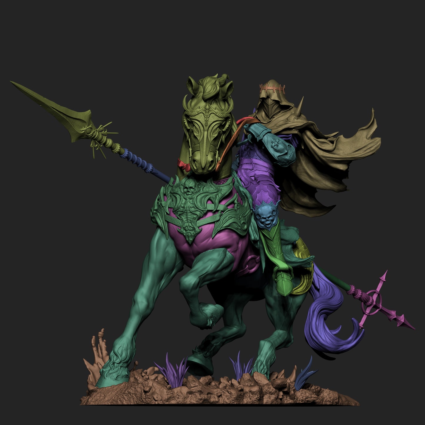 1:12 Knight Dareios | 3D Printed Resin Garage Kit Figure | CA 3D Studios