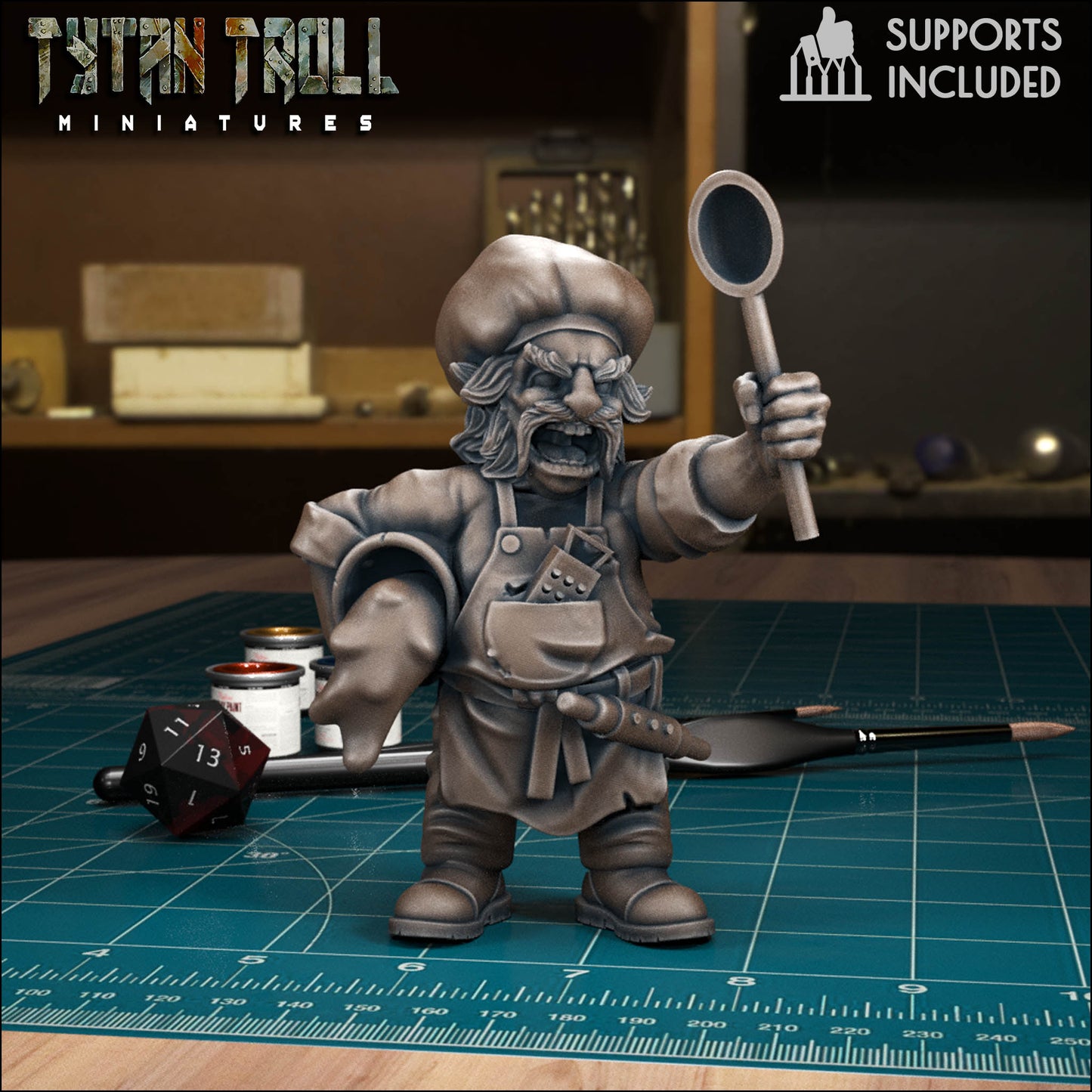 CoS Davit | D&D TTRPG Mini | TytanTroll Miniatures