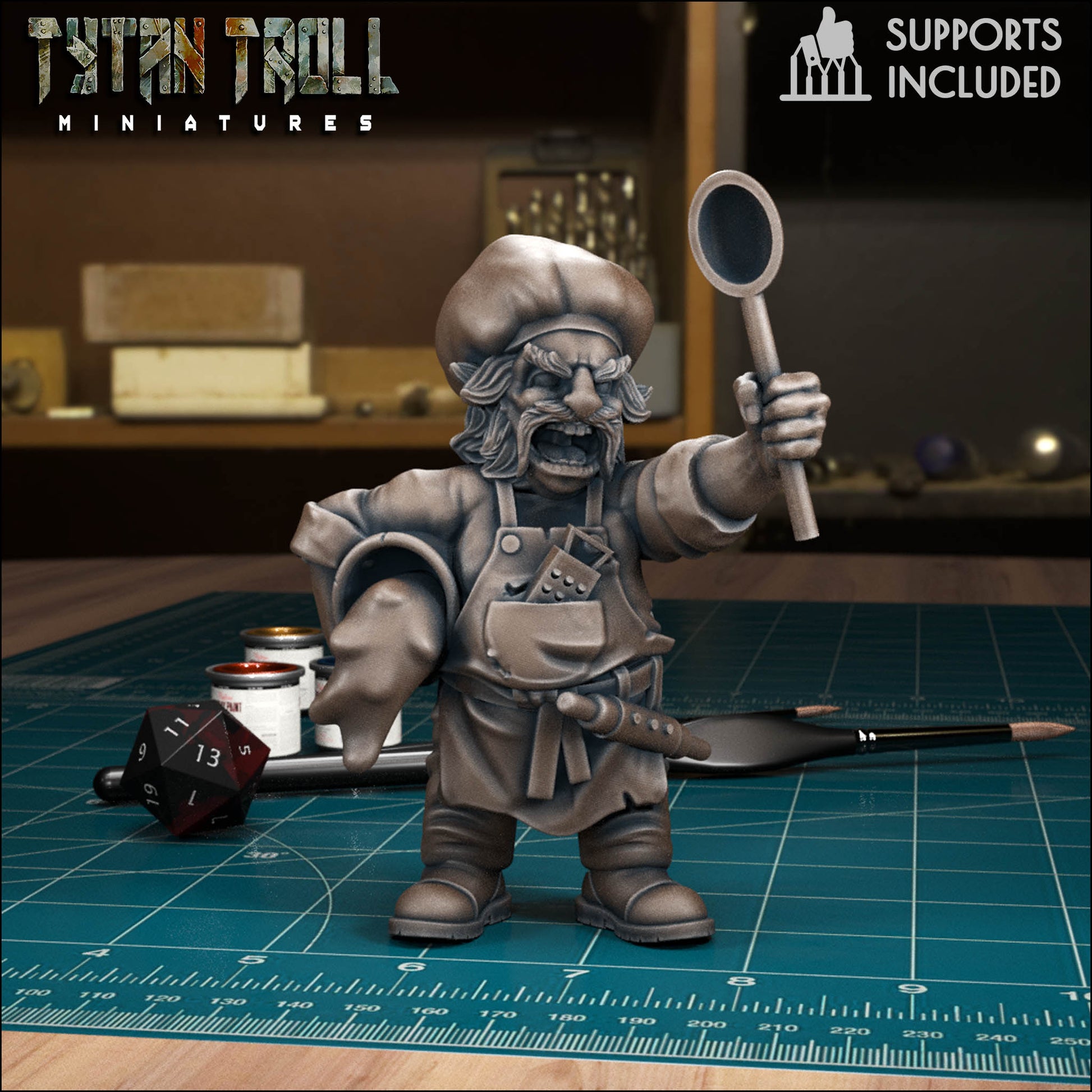 CoS Davit | D&D TTRPG Mini | TytanTroll Miniatures
