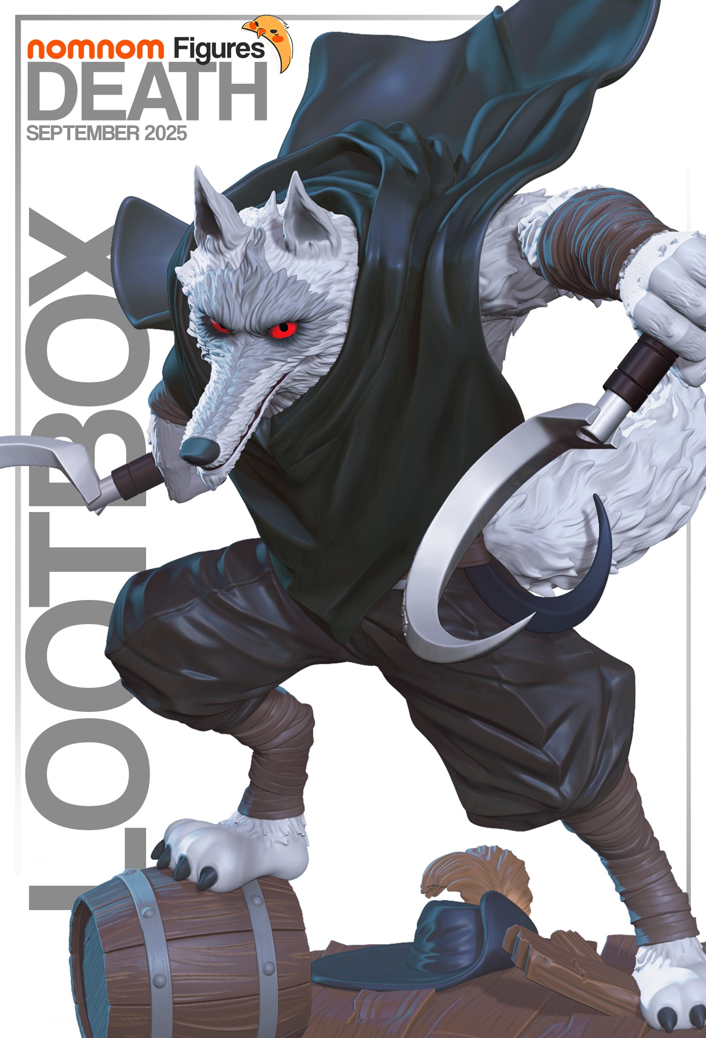 1:10 Red-Eyed Reaper | Resin Garage Kit Figure Game Fan Art | Nomnom Figures