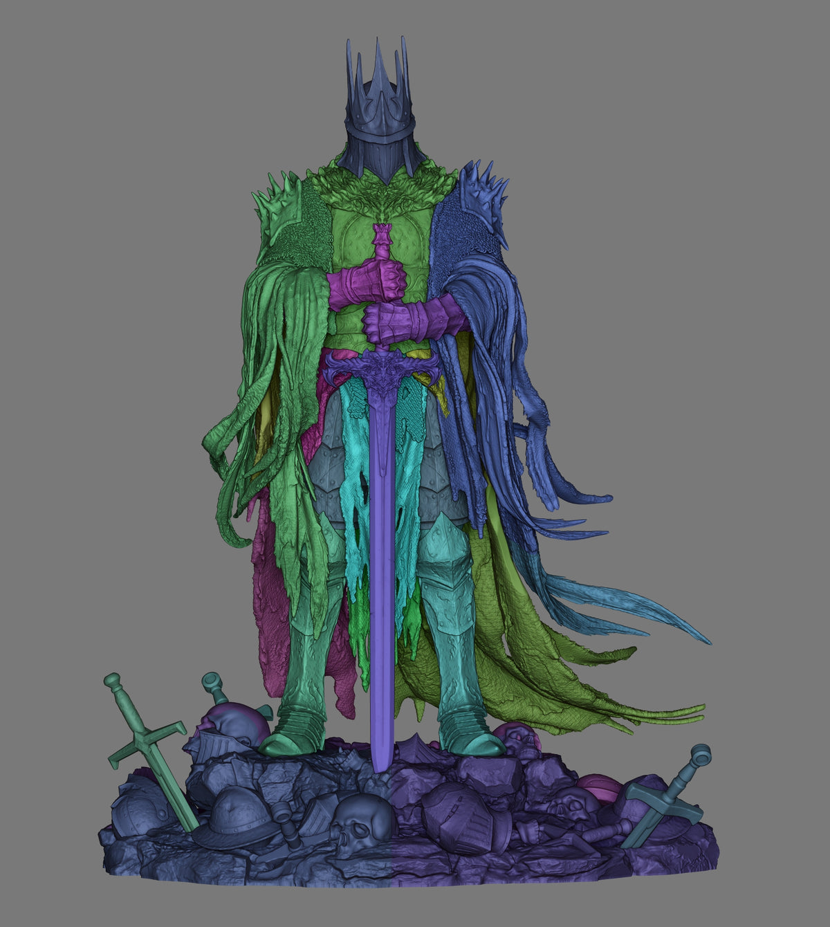 1:12 La Gran Matriarca del Inframundo | Figura en kit de resina impresa en 3D | CA 3D Studios