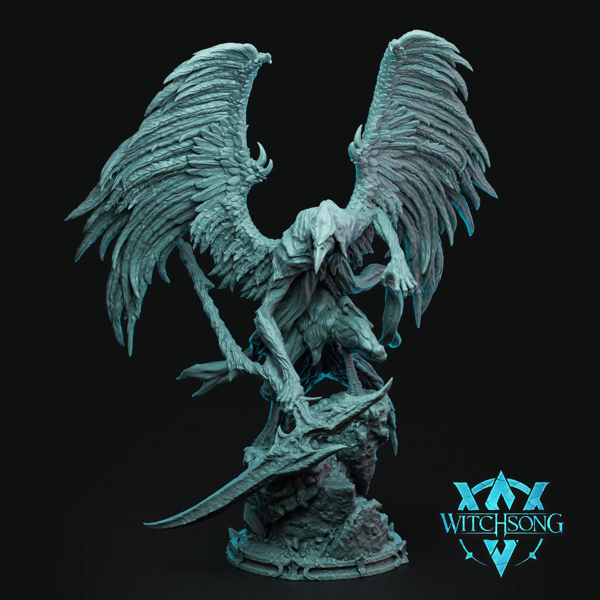 Death | Mini or Bust | Monster Miniature Statue | Witchsong Miniatures