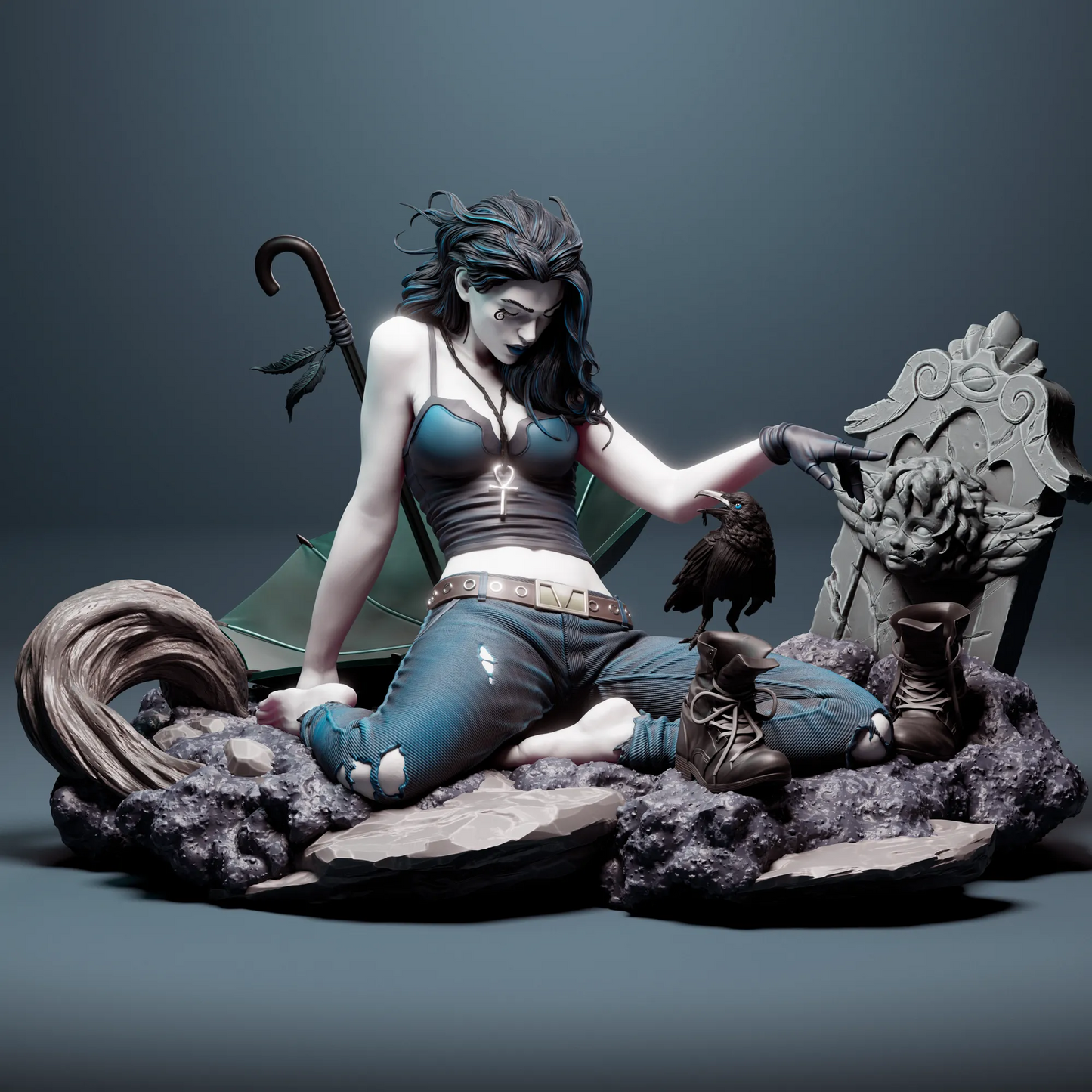 1:12 Death Personified | 3D Printed Resin Garage Kit Figure | CA 3D Studios
