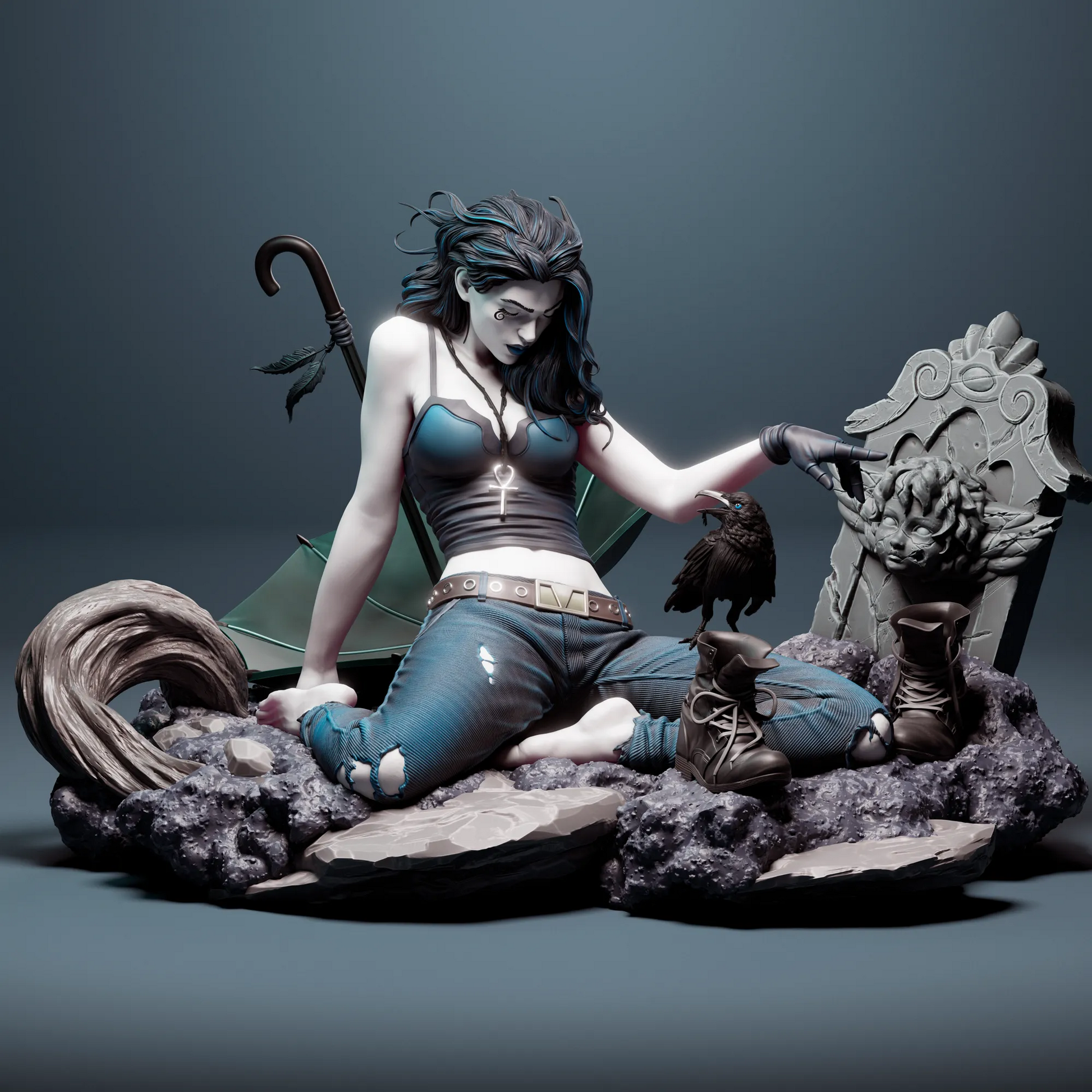 1:12 Death Personified | 3D Printed Resin Garage Kit Figure | CA 3D Studios