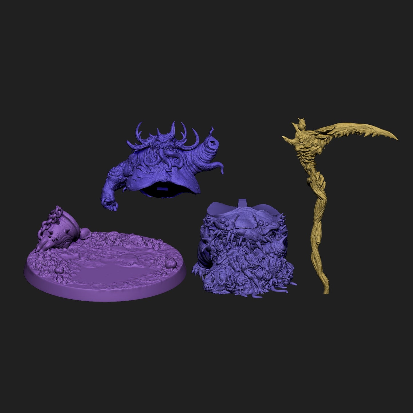 Great Plague Demon | Lovecraft, Elder God | D&D Cosmic Horror Fantasy | NS Miniatures