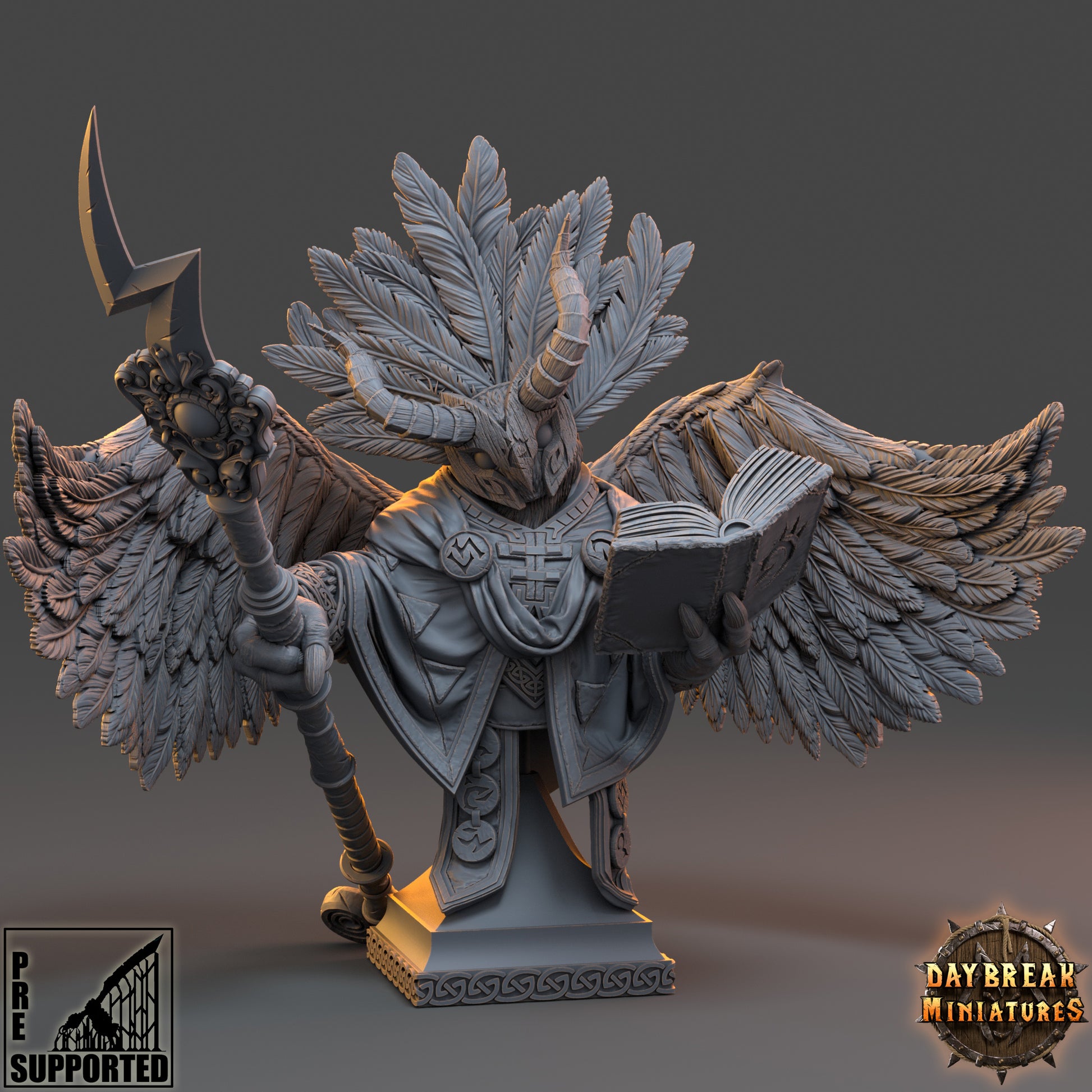 Bird Folk - The Skyborn of Aquila | Tabletop or Display Scale | D&D Mini | Daybreak Miniatures