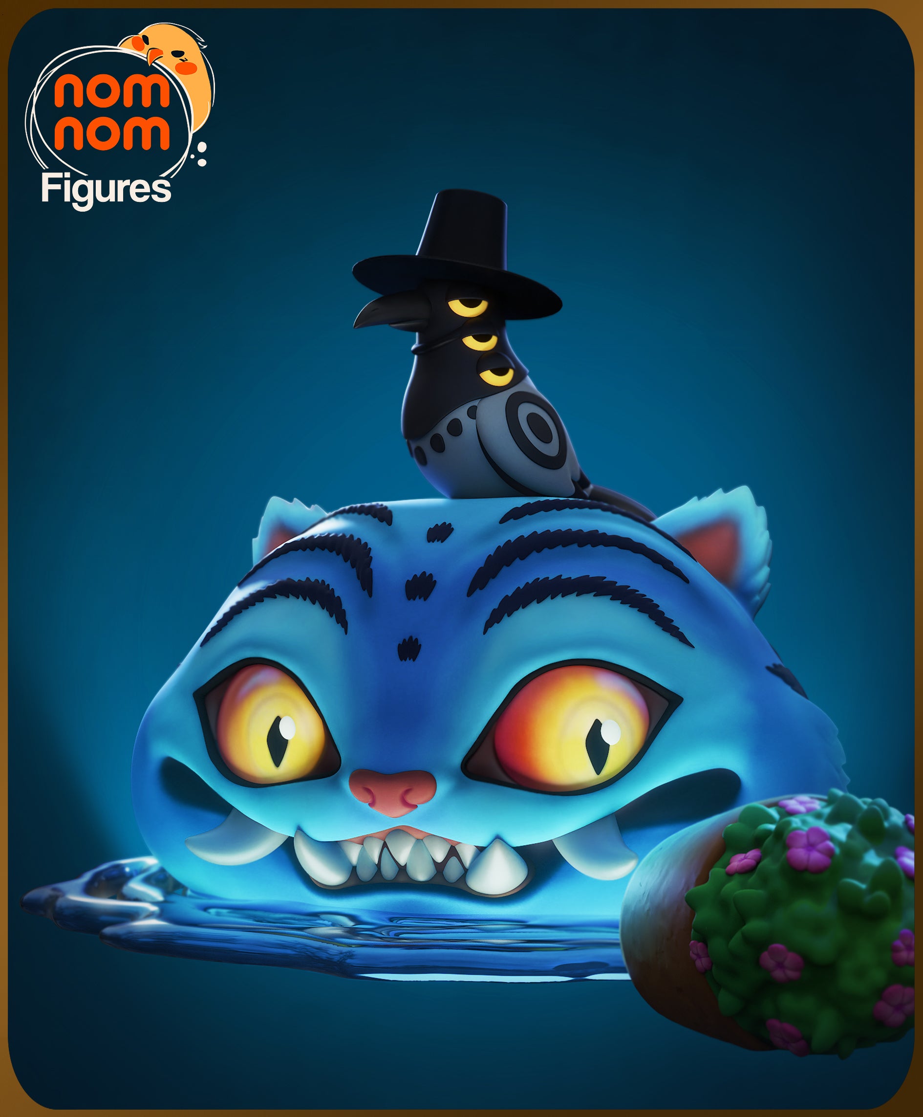 Chibi Derpy Tiger | Resin Garage Kit Figure Movie Fan Art | Nomnom Figures