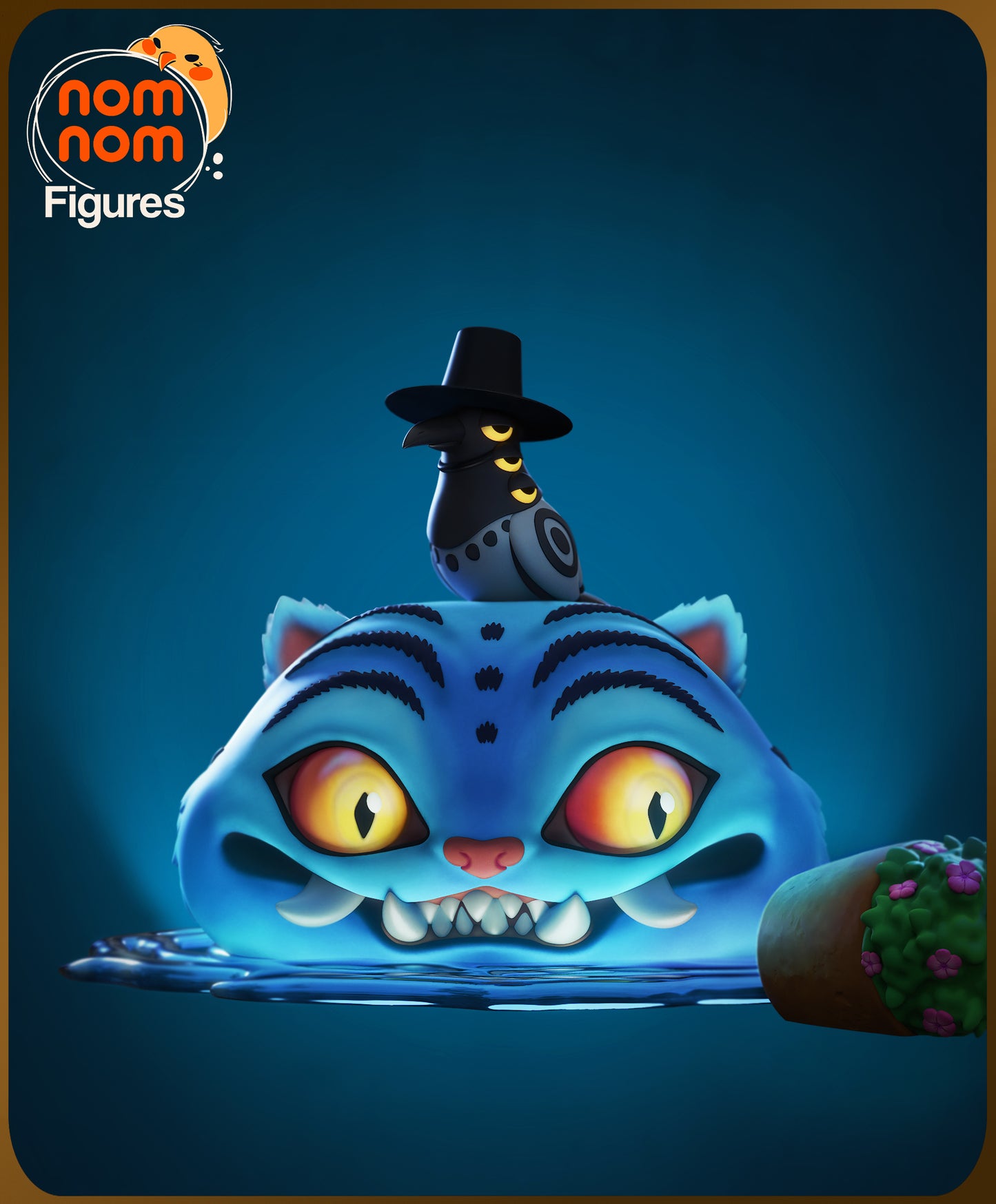 Chibi Derpy Tiger | Resin Garage Kit Figure Movie Fan Art | Nomnom Figures