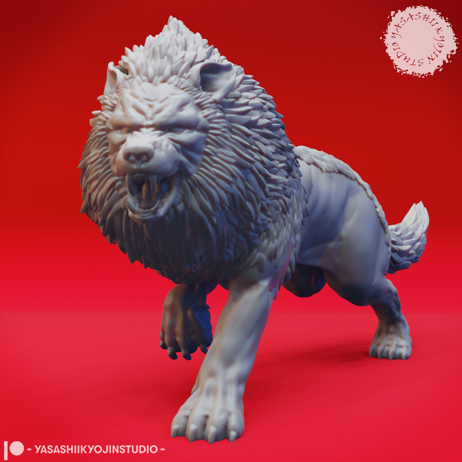 Werewolves and Wolves | TABLETOP SCALE | D&D TTRPG Monster Miniature | Yasashii Kyojin Studio