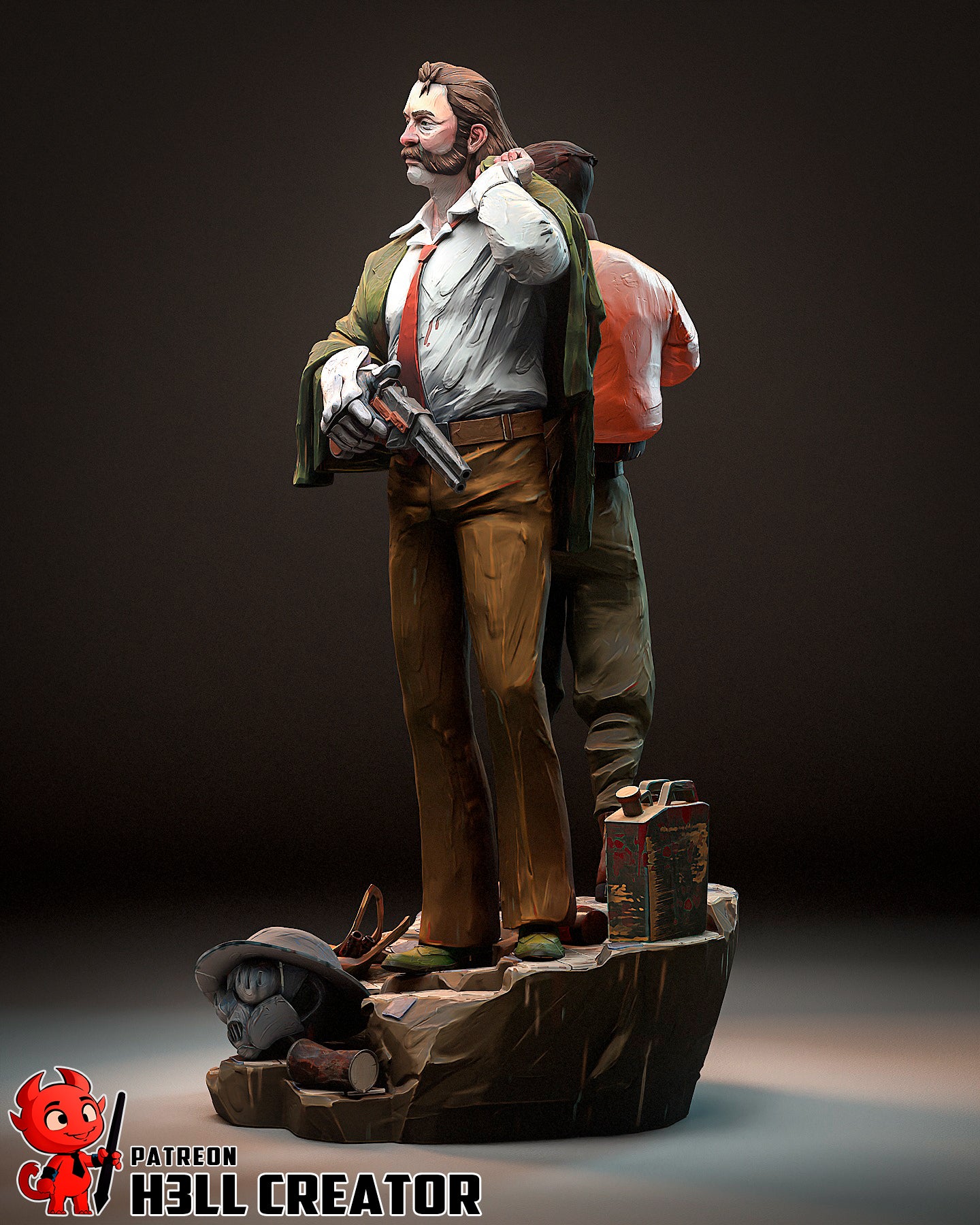 1:12 Goodest Of Good Cops | Resin Garage Kit Figure Game Fan Art | h3LL creator