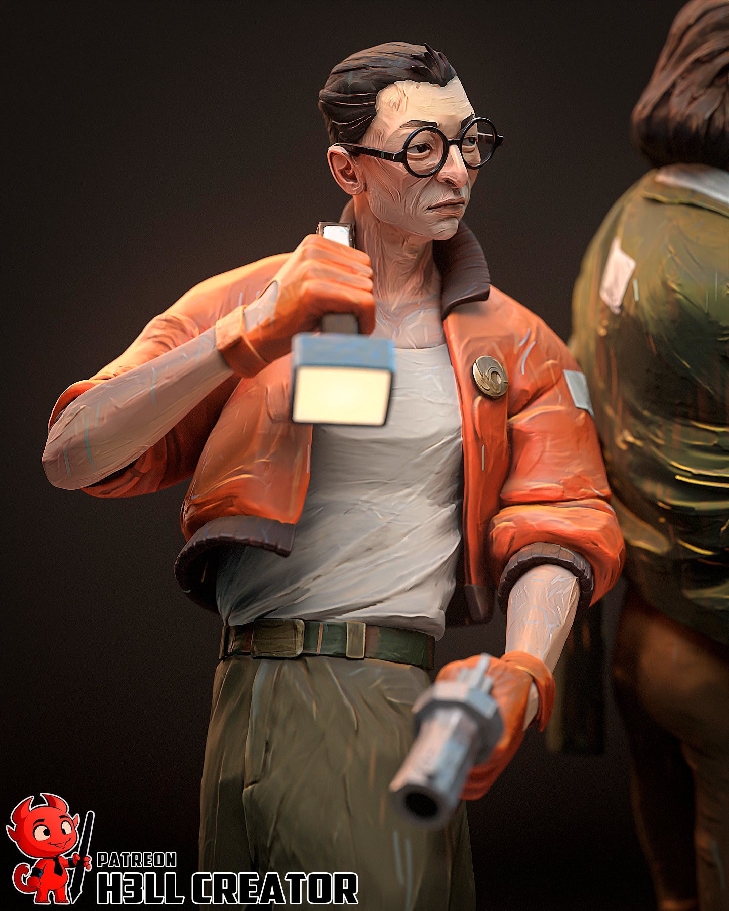 1:12 Goodest Of Good Cops | Resin Garage Kit Figure Game Fan Art | h3LL creator