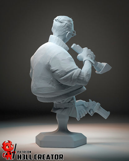 1:12 Goodest Of Good Cops | Resin Garage Kit Figure Game Fan Art | h3LL creator