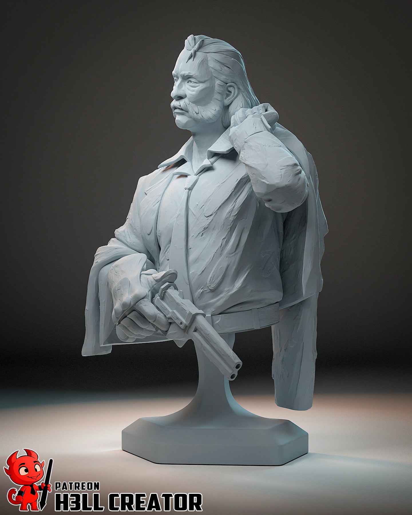 1:12 Goodest Of Good Cops | Resin Garage Kit Figure Game Fan Art | h3LL creator