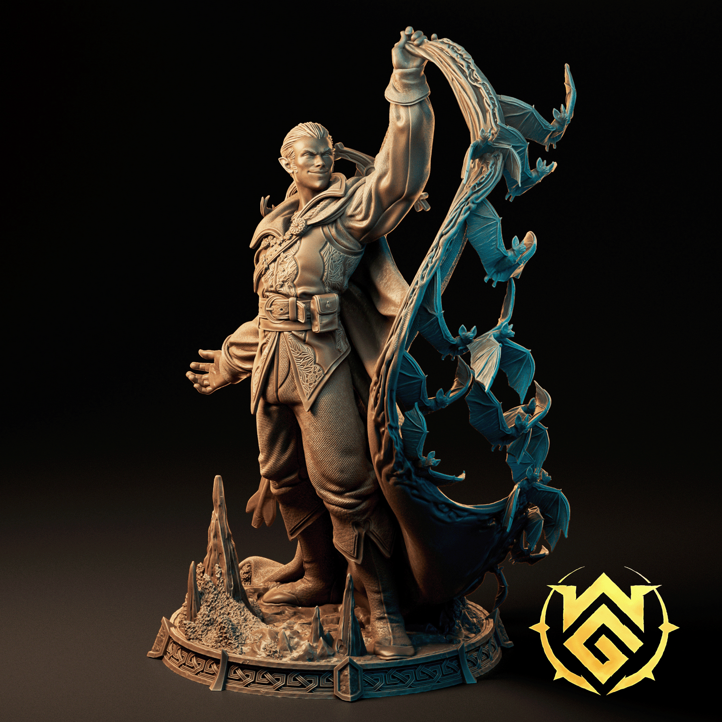 Dorian the Damned | TTRPG D&D Miniature | The Witchguild