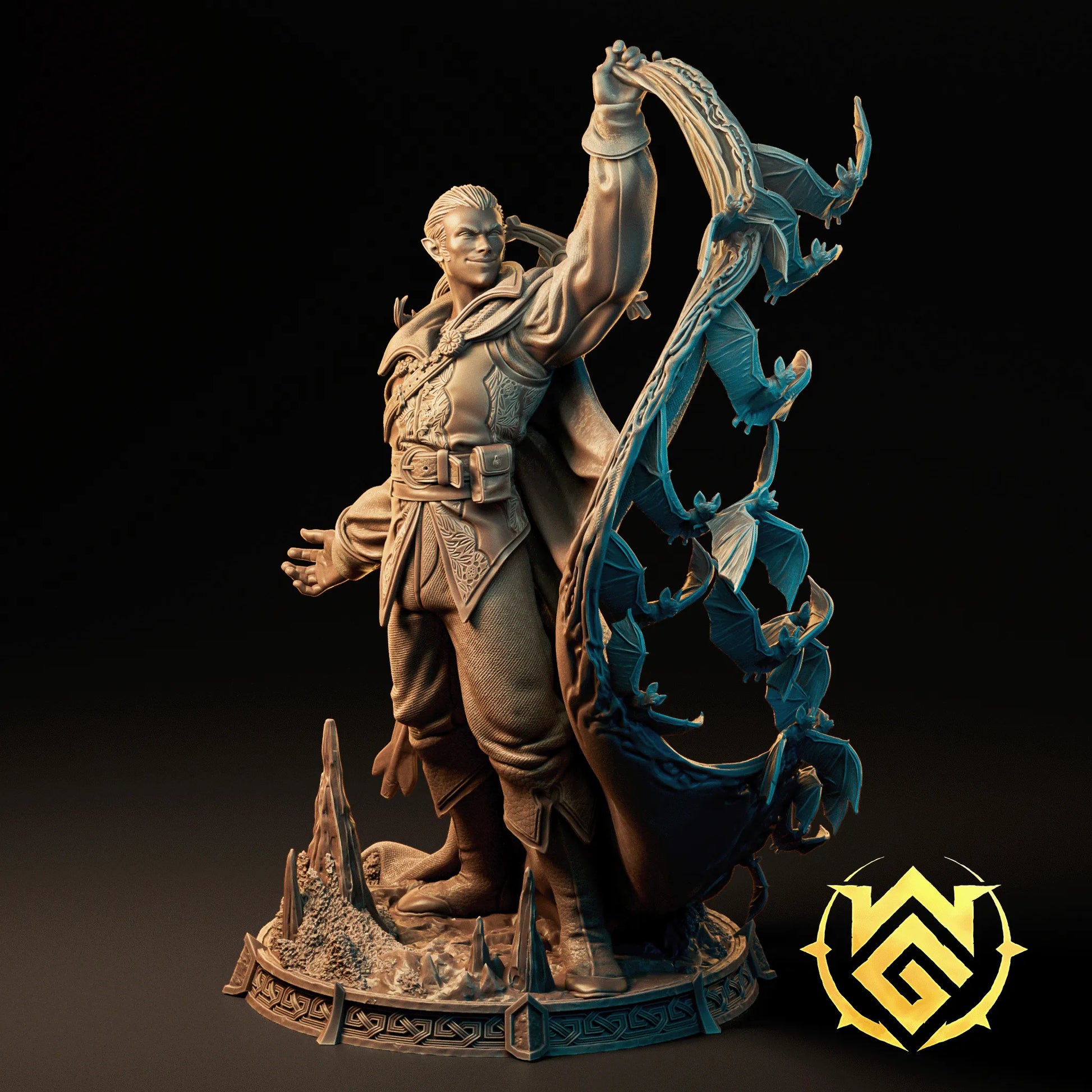 Dorian the Damned | TTRPG D&D Miniature | The Witchguild