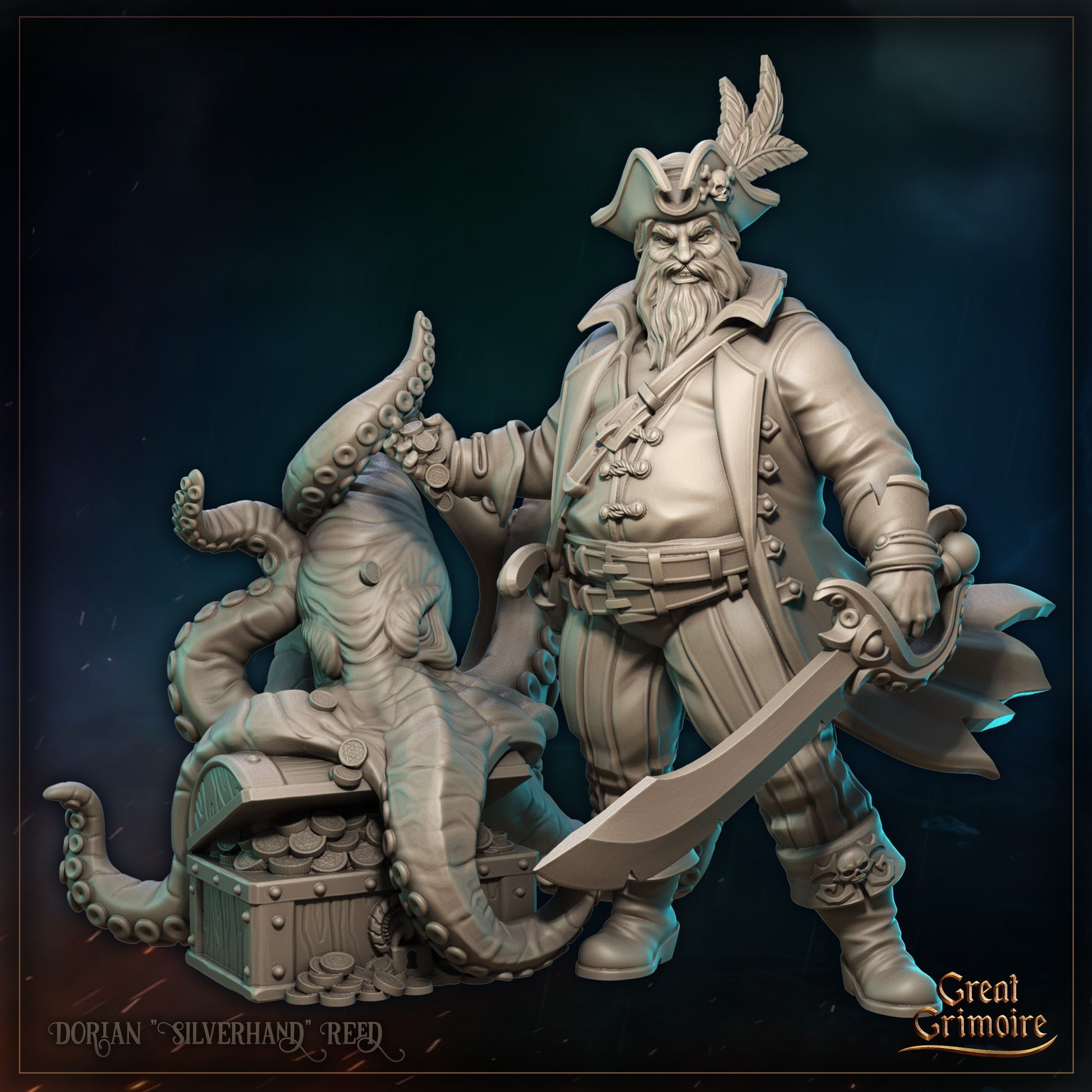 Flotsam Tides, Pirate, Corsair, Adventure, Sea | Tabletop Gaming Miniatures Collection | Great Grimoire