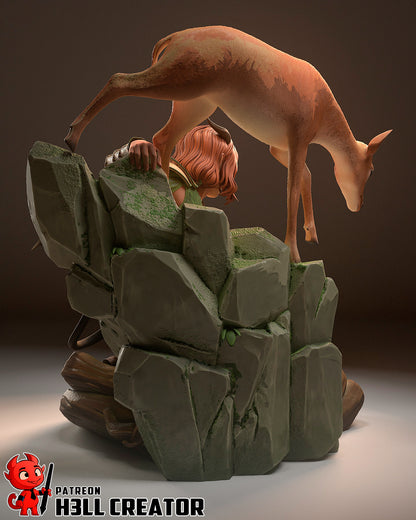 1:12 Emerald Protector | Resin Garage Kit Figure Movie D&D Fan Art | h3LL creator