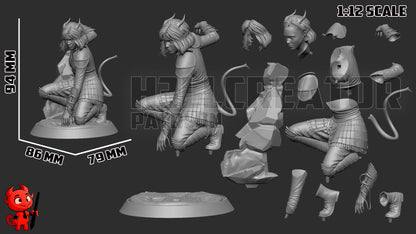 1:12 Emerald Protector | Resin Garage Kit Figure Movie D&D Fan Art | h3LL creator