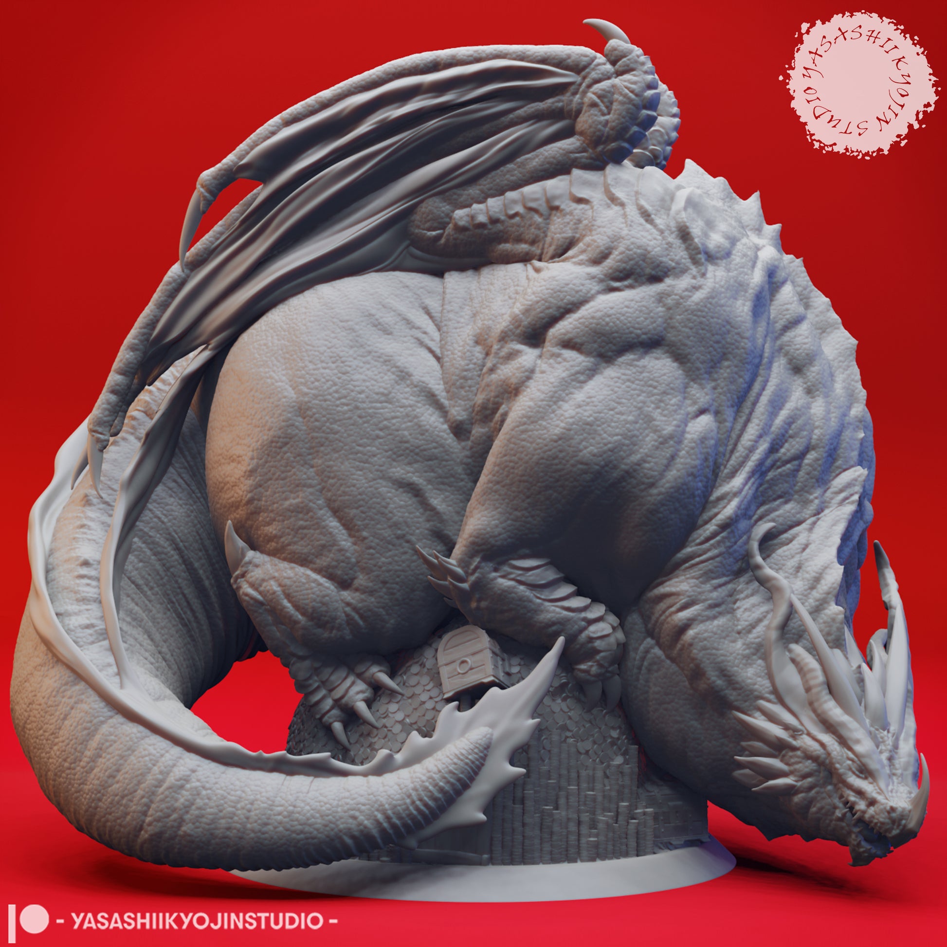 Dragon, Themberchaud | D&D TTRPG Monster Miniature | Yasashii Kyojin Studio