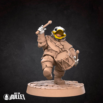 Bullet Heroes, Duckfolk Bard | D&D Pathfinder TTRPG Miniature | Bite the Bullet