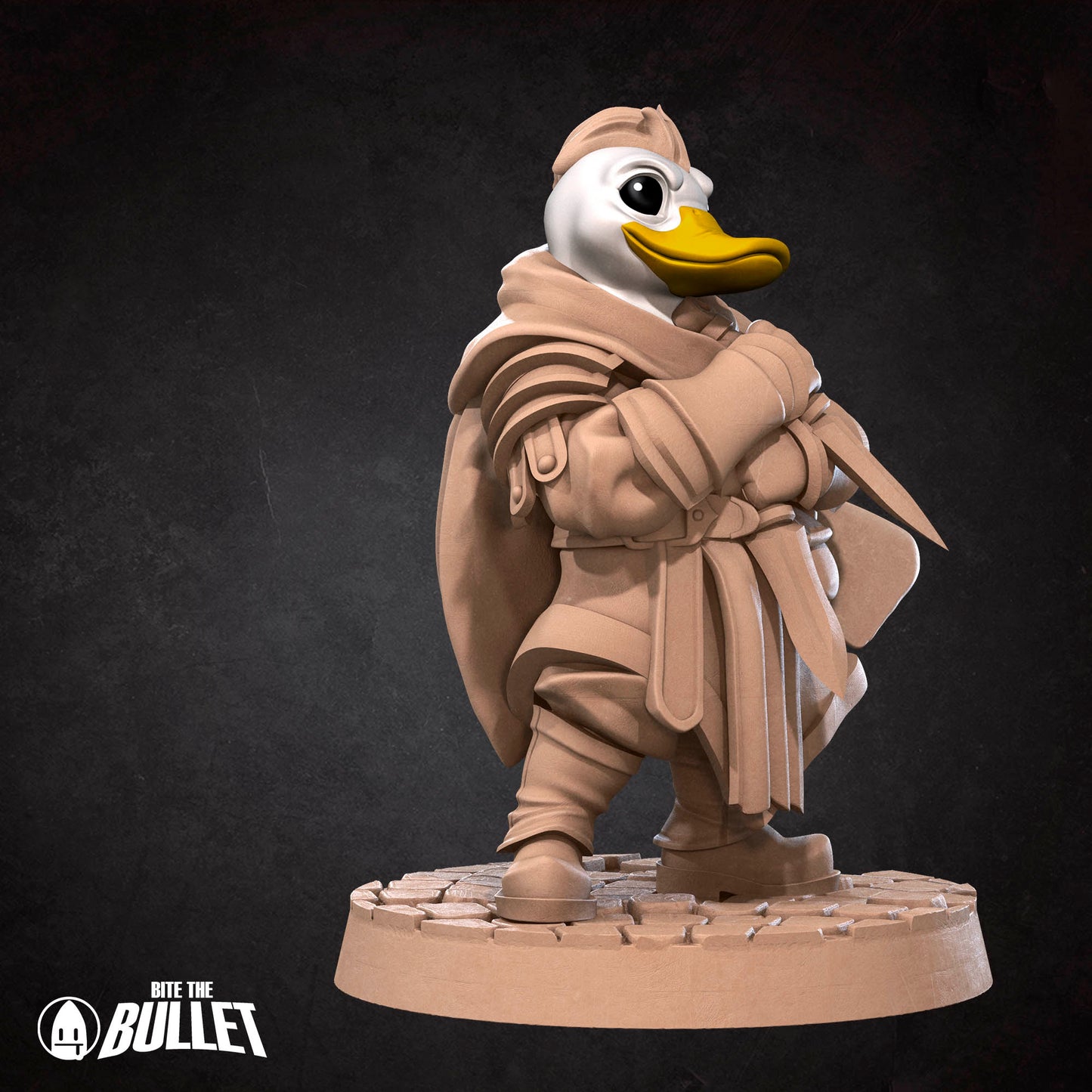 Bullet Heroes, Duckfolk Rogue | D&D Pathfinder TTRPG Miniature | Bite the Bullet