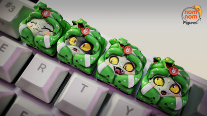 Keycaps - Cutie Medusa | 3D Printed Resin Anime Fan Art | Nomnom Figures