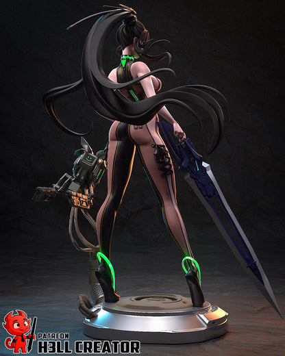 1:10 Combat Android | Resin Garage Kit Figure Game Fan Art | h3LL creator