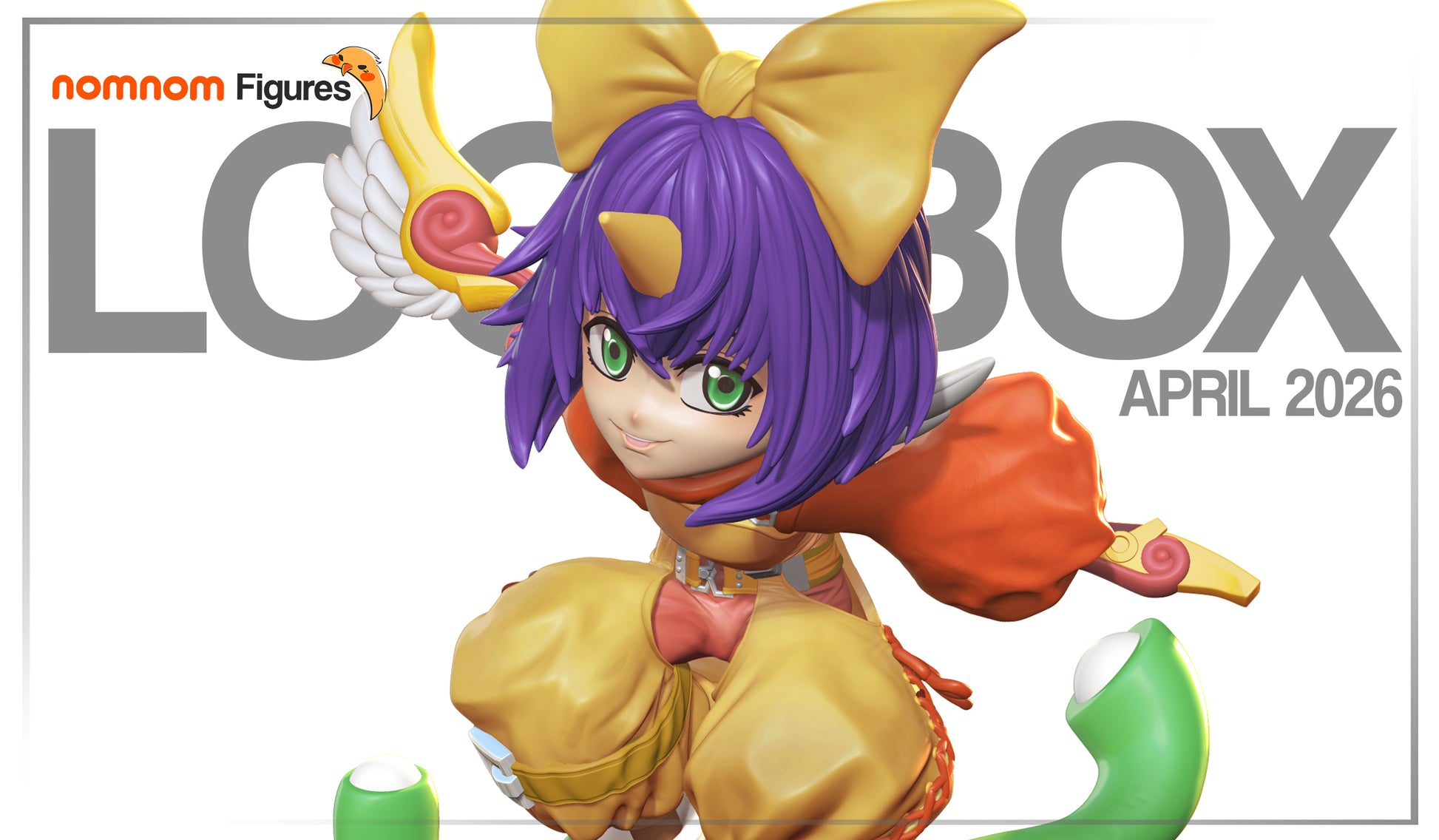Resin garage kit figure of Spirited Little Hero by Tattles Told 3D, featuring anime-inspired design and detailed craftsmanship.