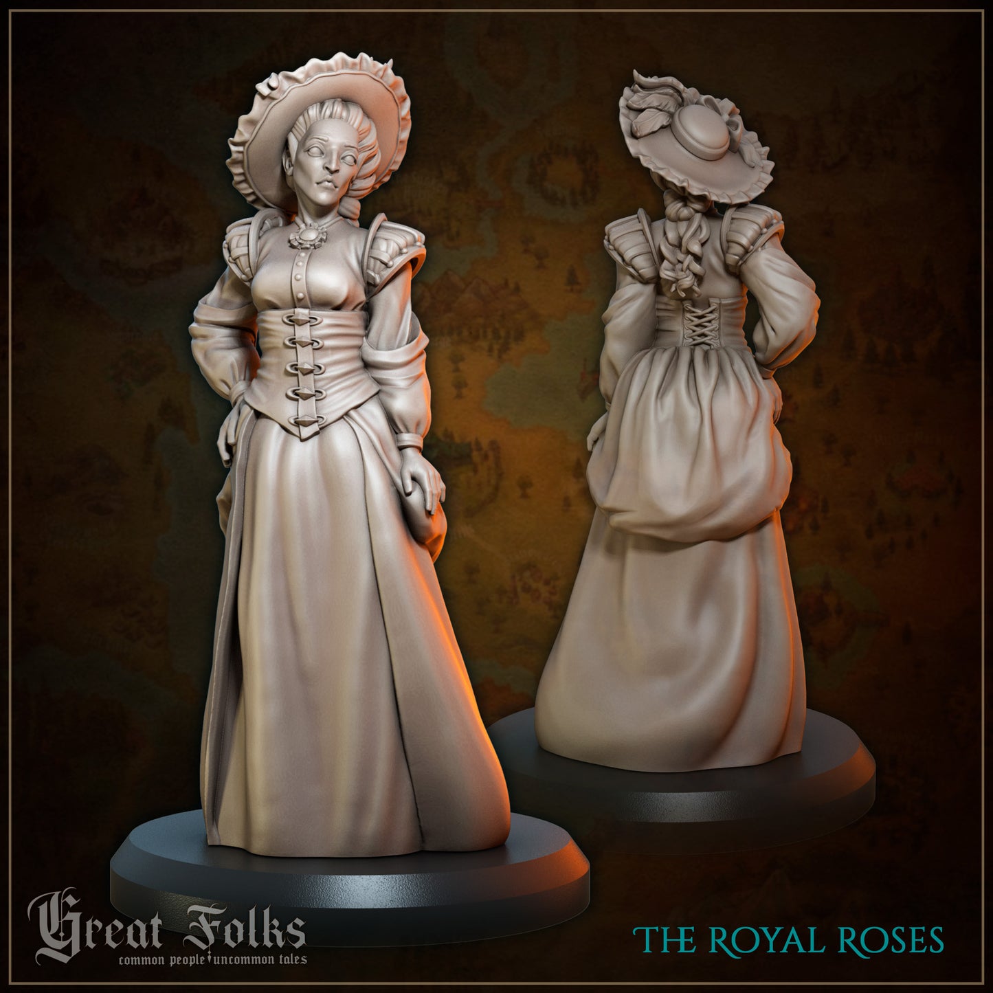 Great Folks, Part 2 | NPCs, Villagers, Nobles, Tavern, Criminals | Tabletop Gaming Miniatures Collection | Great Grimoire