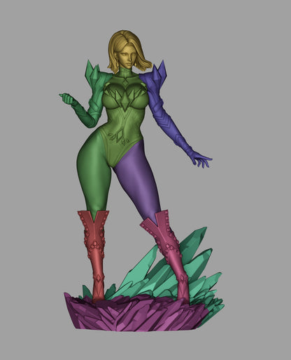 1:12 Diamond Diva | 3D Printed Resin Garage Kit Figure | CA 3D Studios