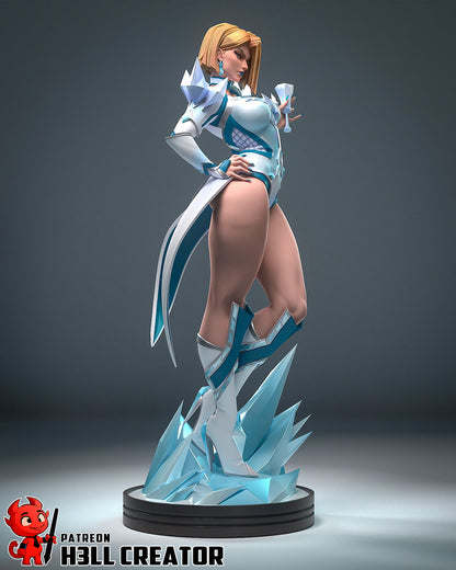 1:12 White Queen | Resin Garage Kit Figure Game Comic Fan Art | h3LL creator