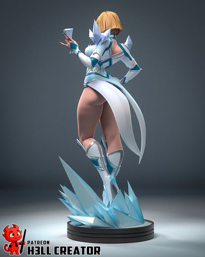 1:12 White Queen | Resin Garage Kit Figure Game Comic Fan Art | h3LL creator
