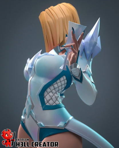 1:12 White Queen | Resin Garage Kit Figure Game Comic Fan Art | h3LL creator