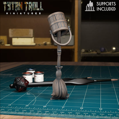 CoS Enchanted Brooms | D&D TTRPG Mini | TytanTroll Miniatures
