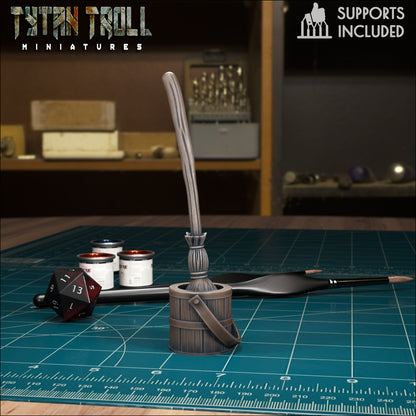 CoS Enchanted Brooms | D&D TTRPG Mini | TytanTroll Miniatures