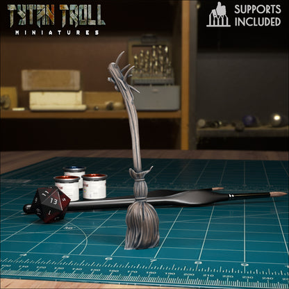 CoS Enchanted Brooms | D&D TTRPG Mini | TytanTroll Miniatures