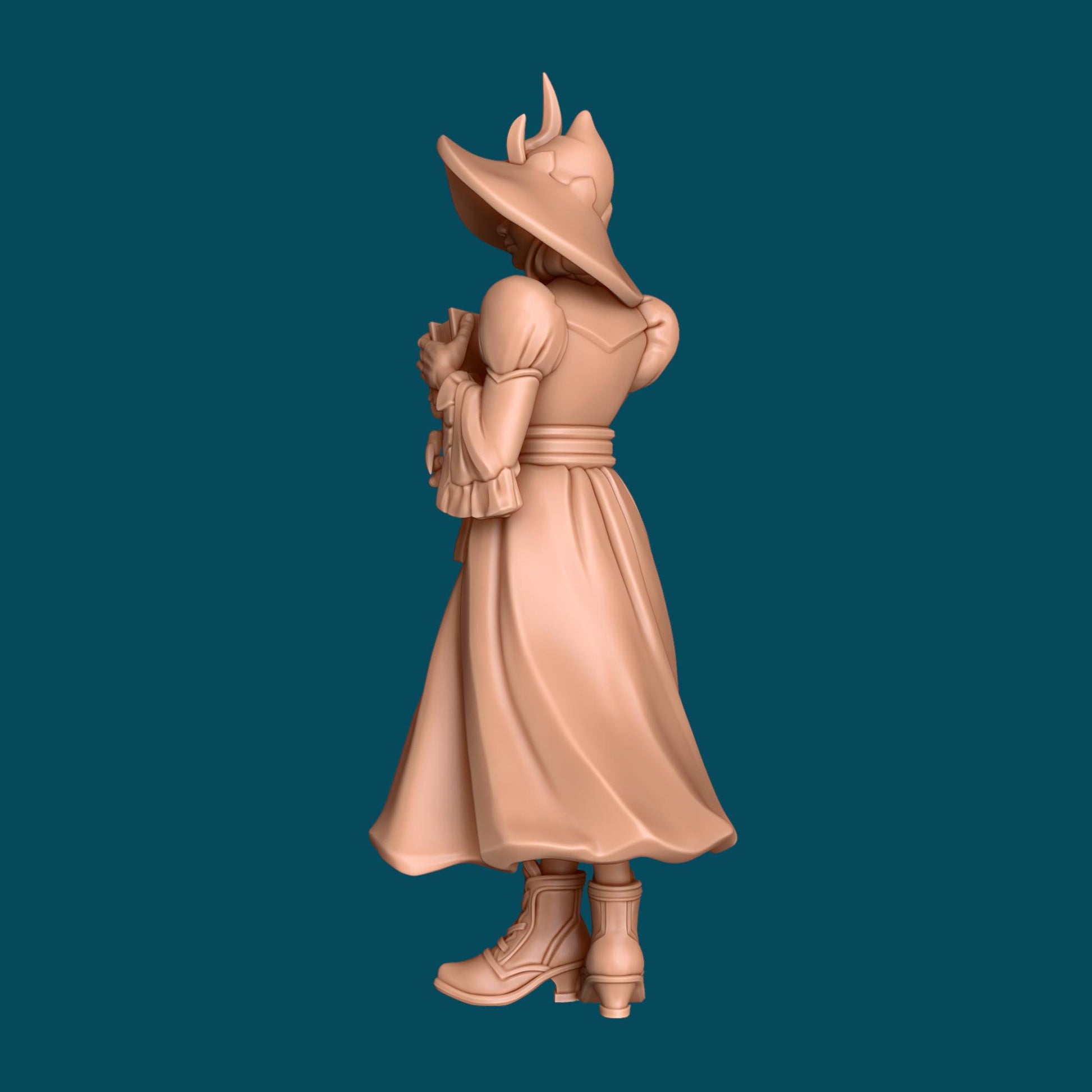 Endora, a cursed girl | TTRPG D&D Miniature | Awkward Penguin Minis