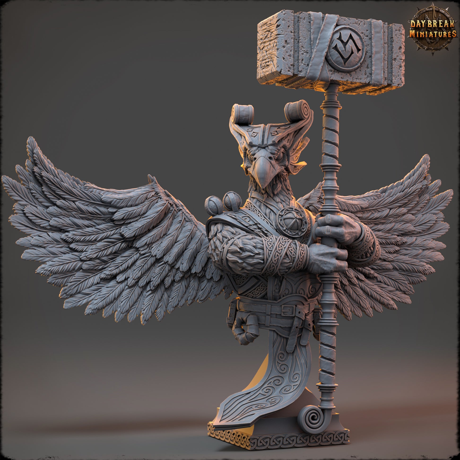 Bird Folk - The Skyborn of Aquila | Tabletop or Display Scale | D&D Mini | Daybreak Miniatures