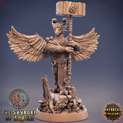 Bird Folk - The Skyborn of Aquila | Tabletop or Display Scale | D&D Mini | Daybreak Miniatures