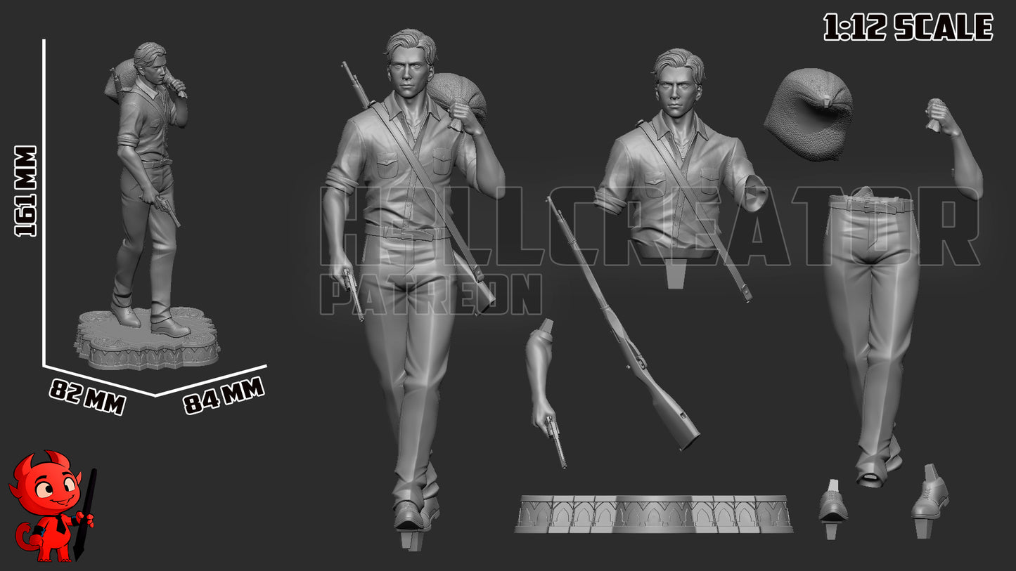 1:12 Sicilian Son | Resin Garage Kit Figure Game Fan Art | h3LL creator