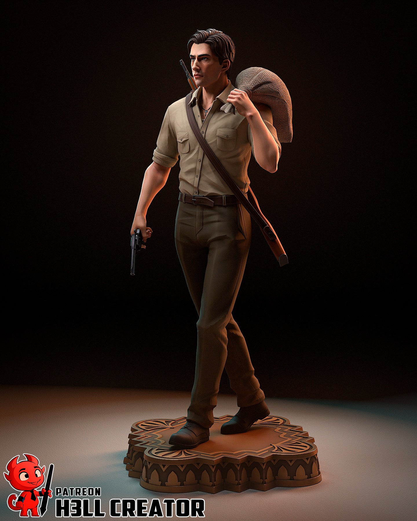1:12 Sicilian Son | Resin Garage Kit Figure Game Fan Art | h3LL creator
