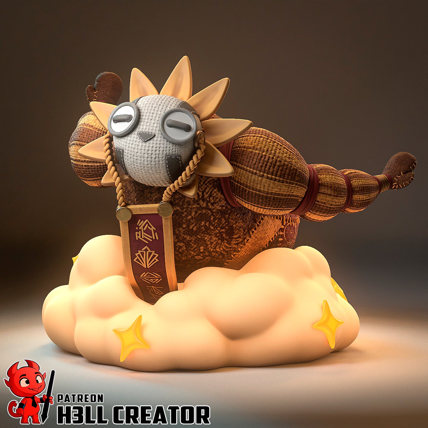 1:12 Mythical Doll | Resin Garage Kit Figure Game Fan Art | h3LL creator
