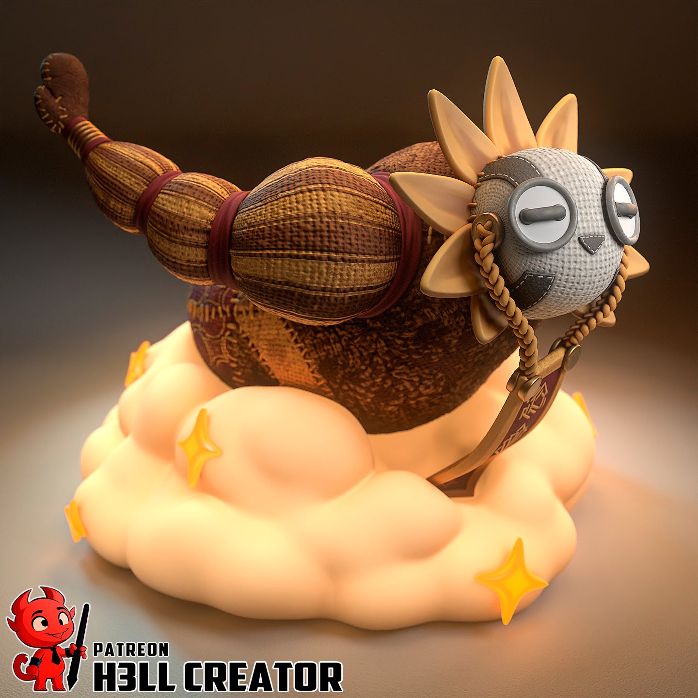 1:12 Mythical Doll | Resin Garage Kit Figure Game Fan Art | h3LL creator