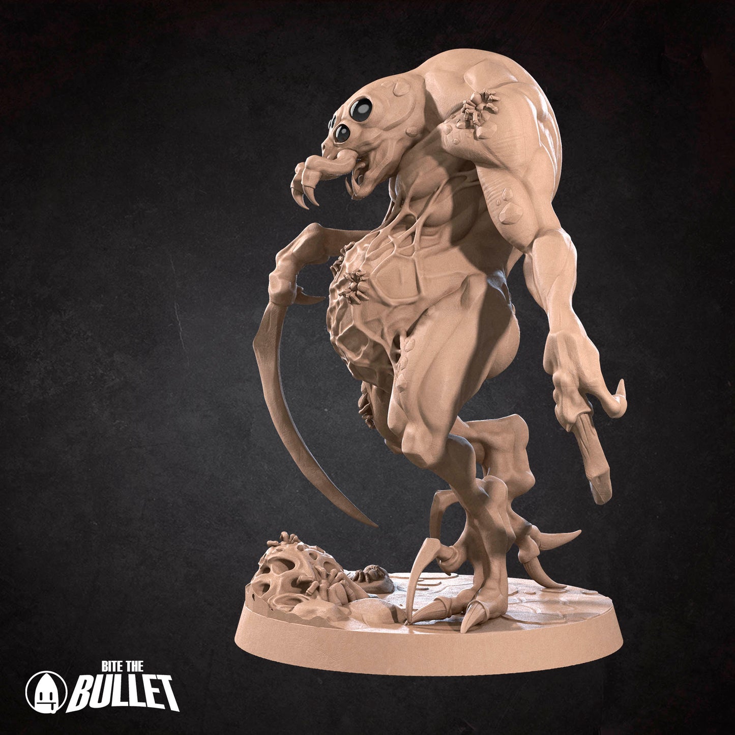 Tattles Told 3D Ettercaps D&D TTRPG miniature featuring a detailed spider-like creature for tabletop gameplay.