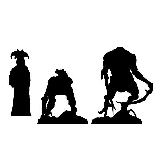 D&D TTRPG miniature of Ettercaps by Tattles Told 3D, featuring detailed spider-like creature with multiple legs and fanged mandibles.