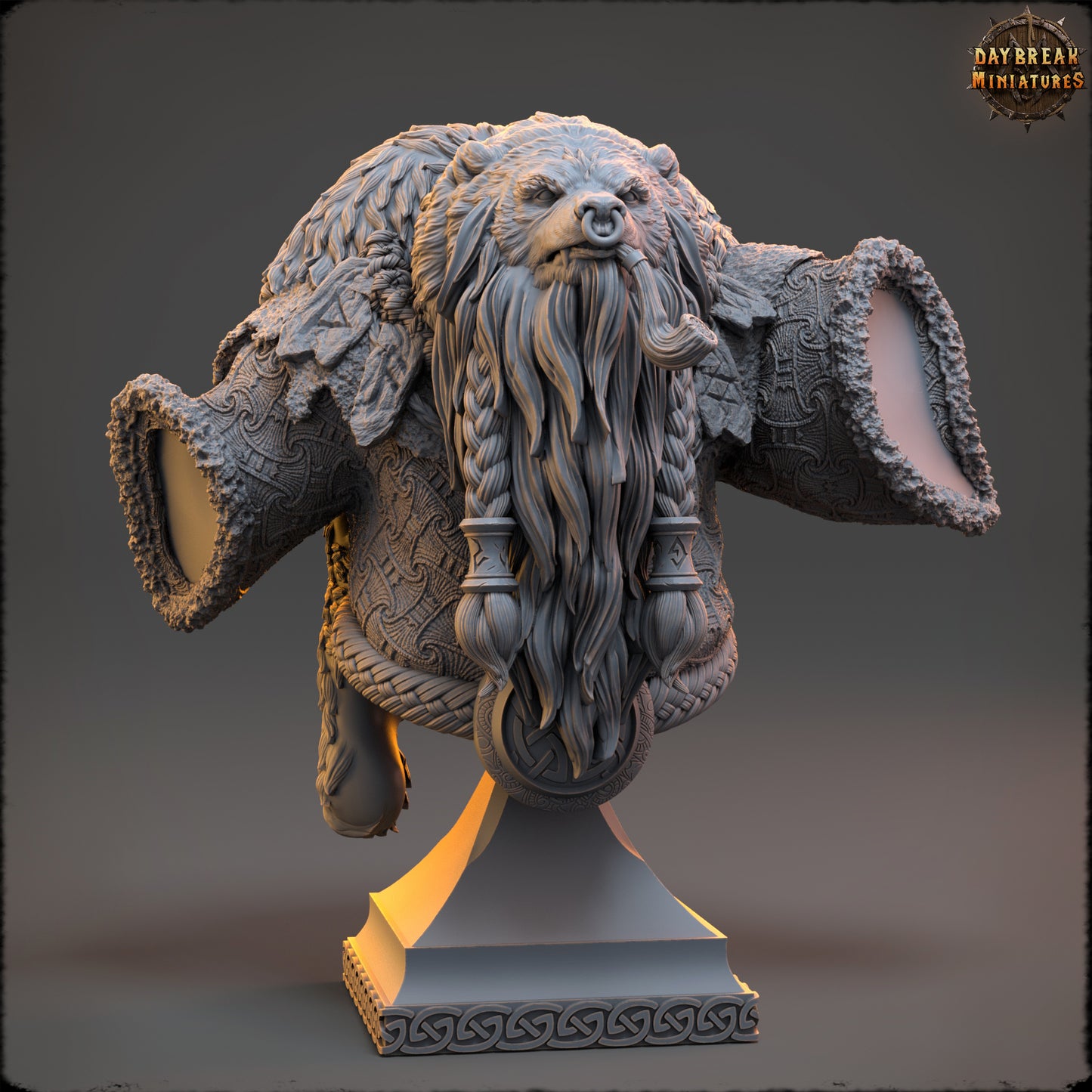 Bear Folk - The Wardens of Fury Peaks | Tabletop or Display Scale | D&D Mini | Daybreak Miniatures