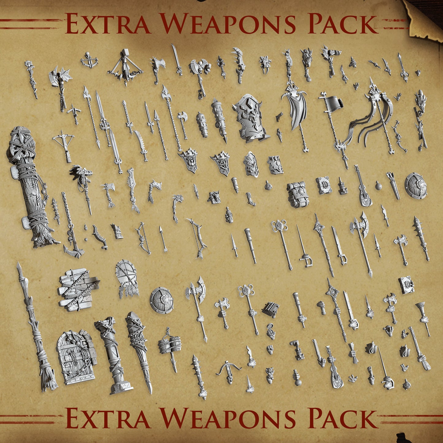 Endless Vault, Weapons, Items, Decor, Terrain | TTRPG Scatter Diorama Kitbashing Miniature | Cast n Play