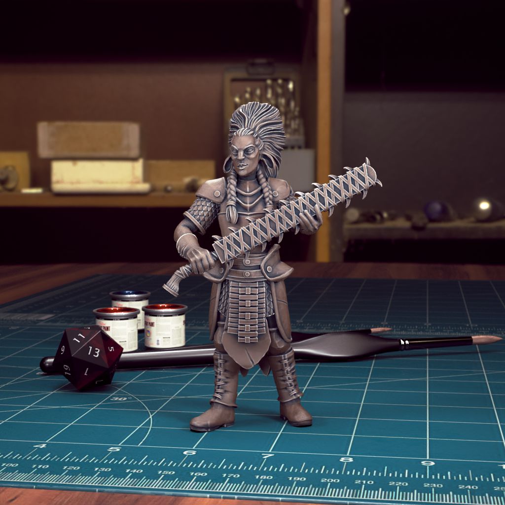 DnD Heroes - Fighters | DnD Character Miniature | TytanTroll Miniatures - Tattles Told 3D