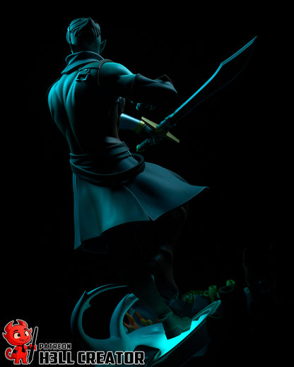 Sea Pact Warlock | Resin Garage Kit Figure Game Fan Art | h3LL creator